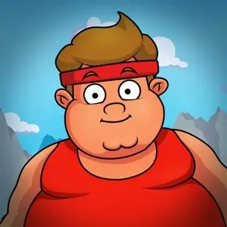 fat guy fit climb: flabby fitness dash!