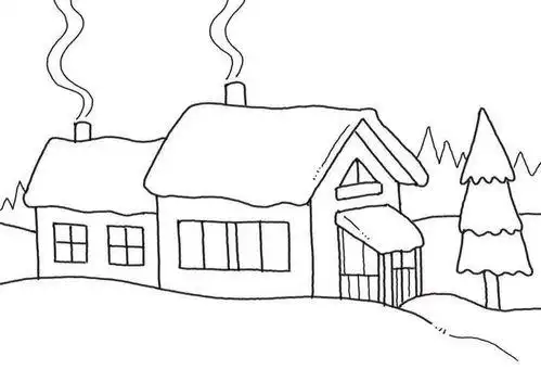 冬天简笔画冬天简笔画简单儿童画