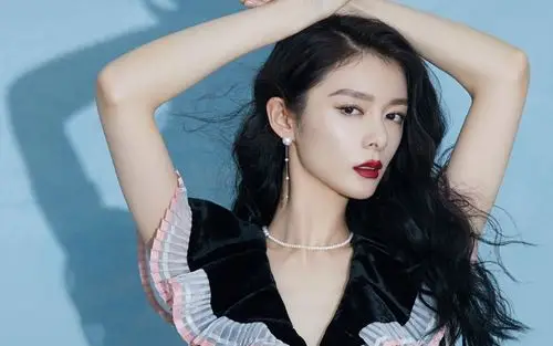 傅菁慵懒港风造型高清桌面壁纸