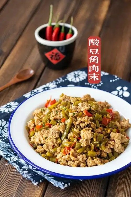 酸豆角炒饭 酸菜豆角怎么做