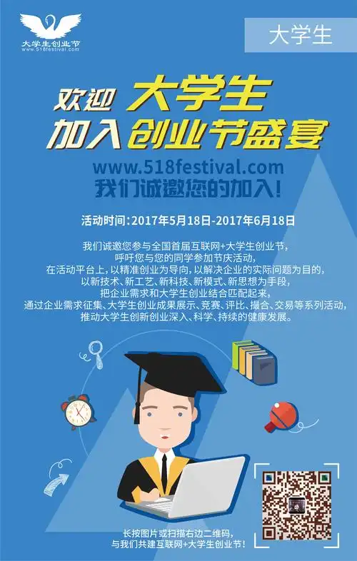 518大学生创业节|平面|海报|一只安静的哈士奇 - 原创作品 - 站酷