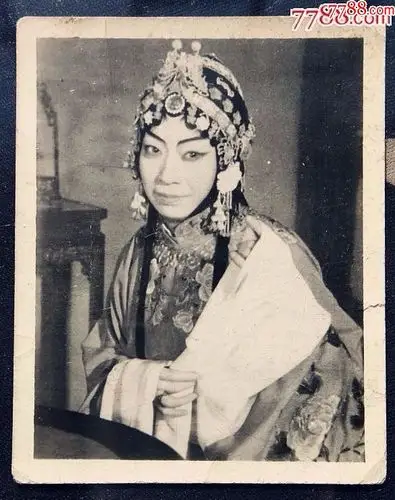 少见尺寸74x58mm"梅兰芳"旧照1张