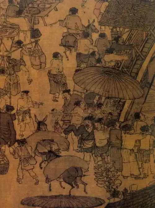 画派-【巴蜀画派·趣谈】最美人间烟火气,看古人的地摊经济