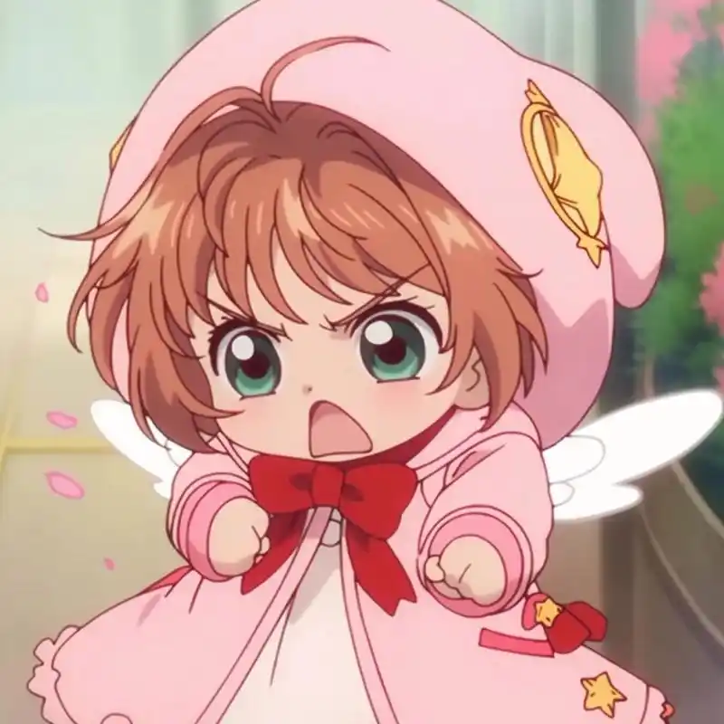 百变小樱小狼情头搞怪头像