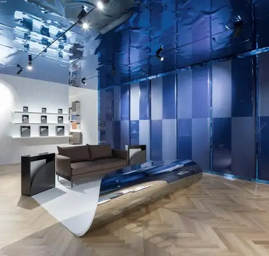 国外展厅设计案例:打开用户的创意思维,展示无限创意的krion展厅