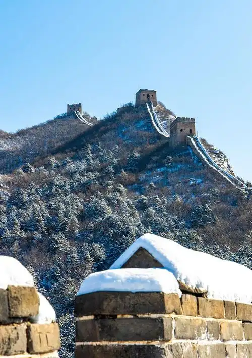 雪过天晴司马台长城风景如画