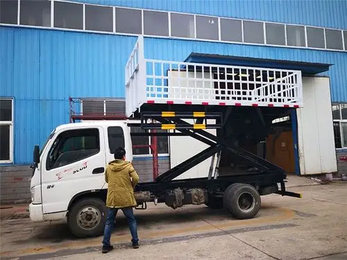 抓猪升降车-升降拉猪车-升降