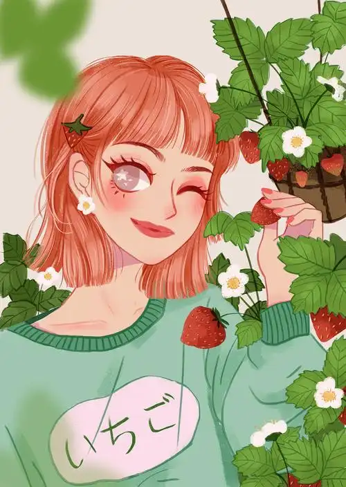 水果系列之|草莓女孩
