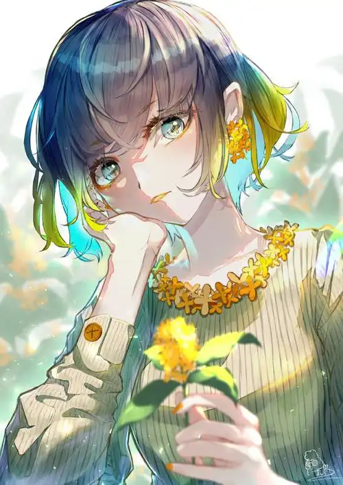 p站美图推荐——内发挑染特辑