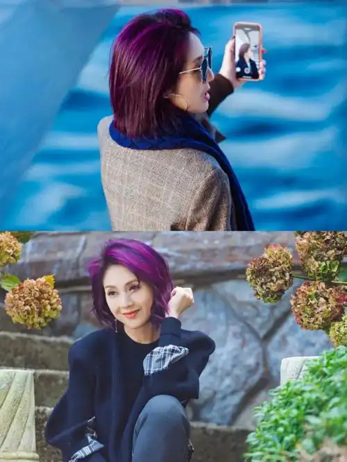 论杨千嬅与紫发的适配度