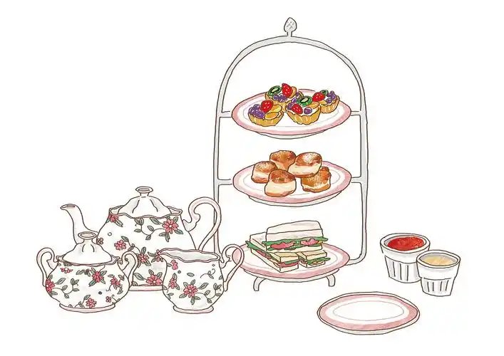 《食帖》下午茶插画