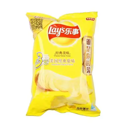 乐事lays薯片美国经典原味40g袋