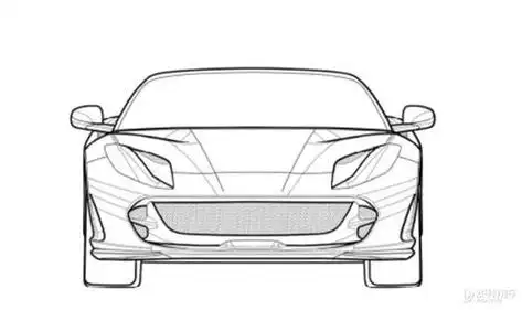跑车简笔画图片大全跑车简笔画图片大全法拉利
