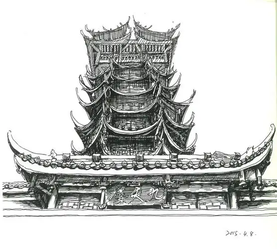 建筑速写|纯艺术|绘画|大耳朵图图9842 - 原创作品 - 站酷 (zcool)