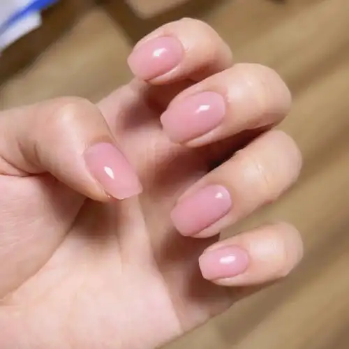 纯色美甲透明啫喱质地