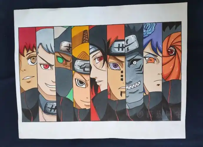 发个库存求赞呀#马克笔  #火影  #火影忍者  #火影忍者手绘  #宇智波