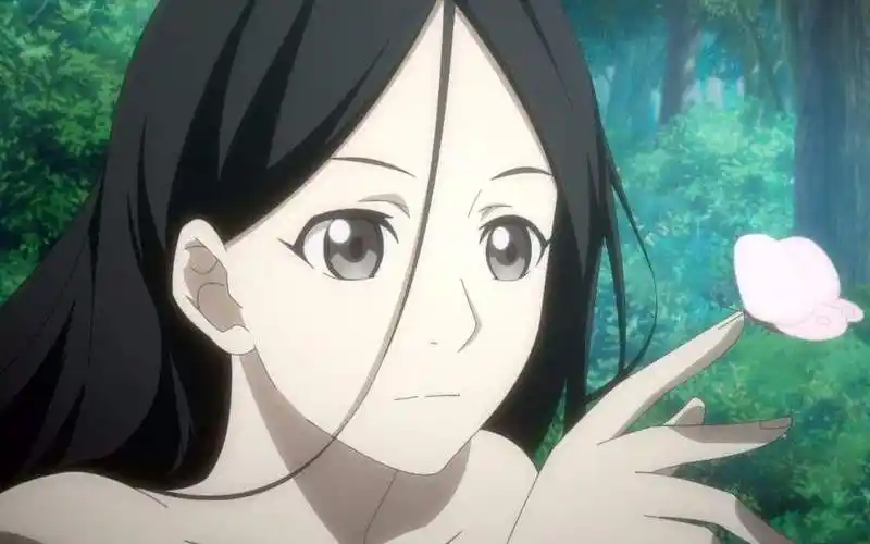 一人之下冯宝宝有蝴蝶停在她手上的图片