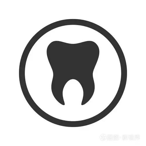 logo 模板的牙齿.牙科的象征符号