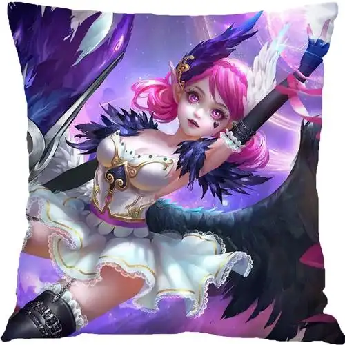 王者荣耀游戏周边抱枕李白貂蝉动漫卡通玩偶定制靠垫