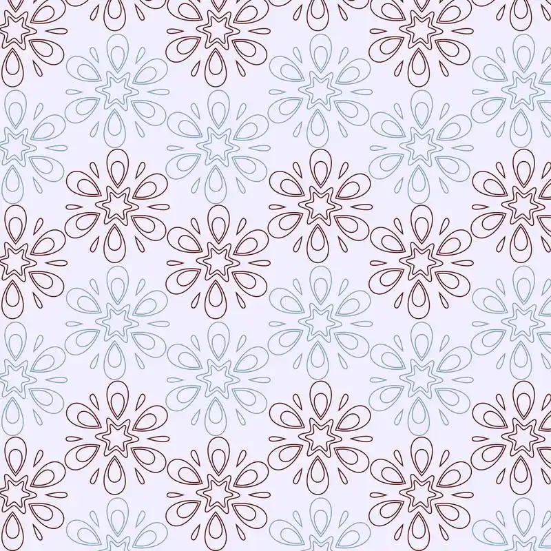 剪贴簿的花花纹纸,矢量抽象花卉图案纸的剪贴簿一套