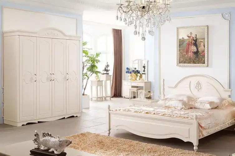 901韩式成人套房 五件套 实木板式家具 套房田园简约 厂家直销图片