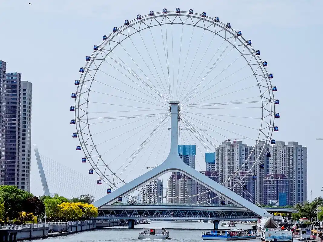 天津之眼白天到夜晚