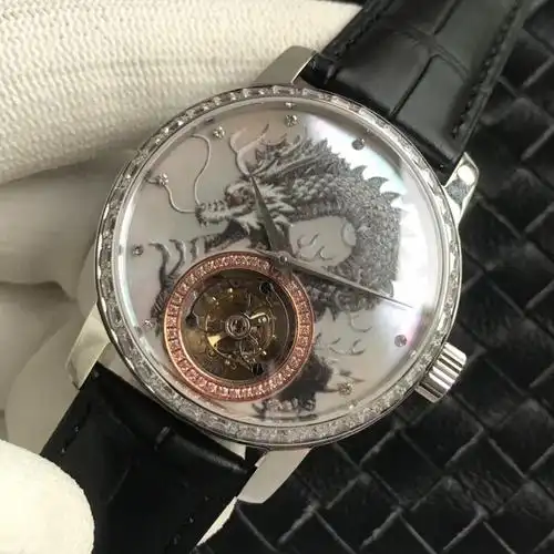 lh厂江诗丹顿中国龙限量版陀飞轮男表直径42mm