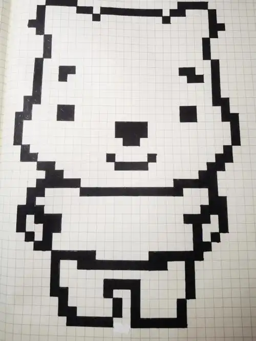 新手临摹格子画