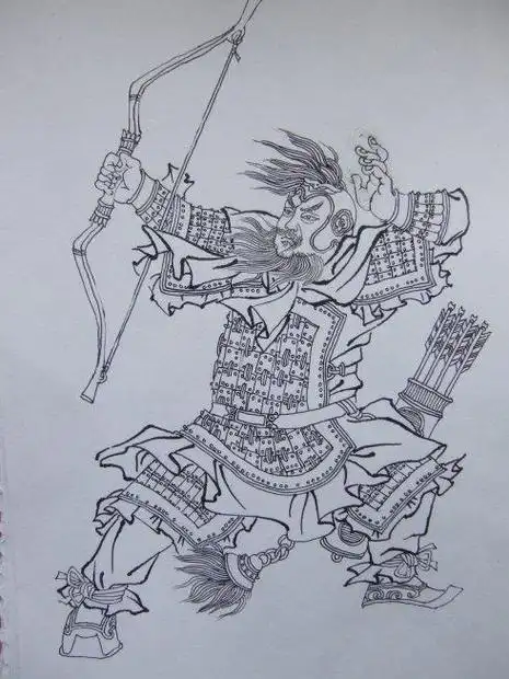 飞将军李广简笔画