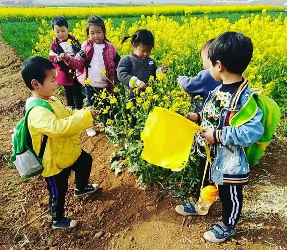 "拥抱春天,快乐郊游".西马村幼儿园踏青活动美篇欣赏