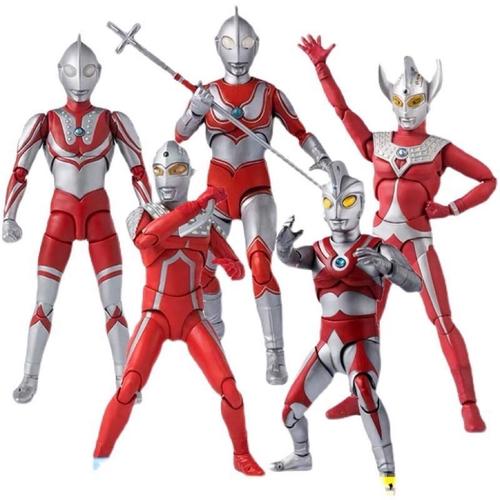 奥特曼玩具 shf昭和六兄弟杰克初代泰罗关节可动人偶模型jack归来