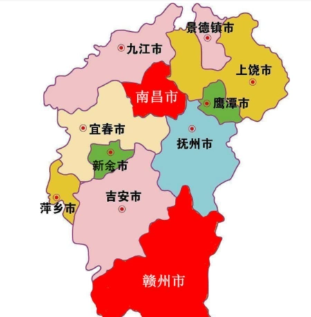 江西省的地级市有几个?
