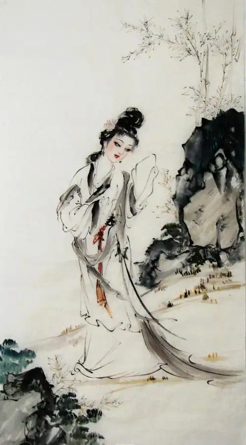 【国画】刘红琴仕女画作品欣赏