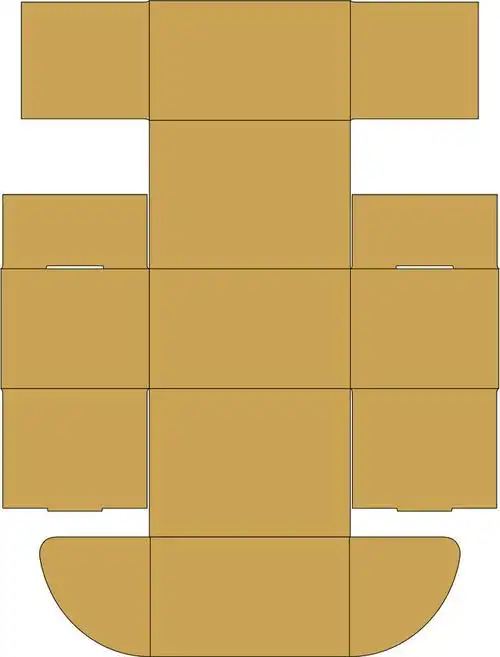 飞机盒包装刀模模板