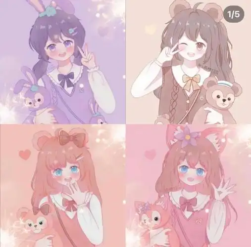 四人闺蜜头像07