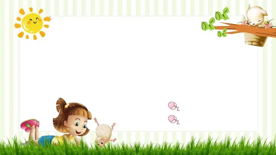 可爱卡通教师说课ppt模板_第1页