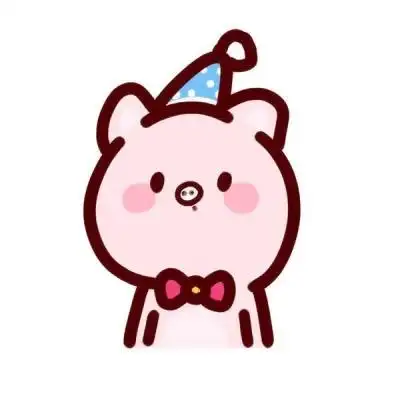 可爱呆萌卡通小猪猪头像图片