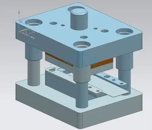 垫片冲压模具设计全套含有cad图纸三维建模