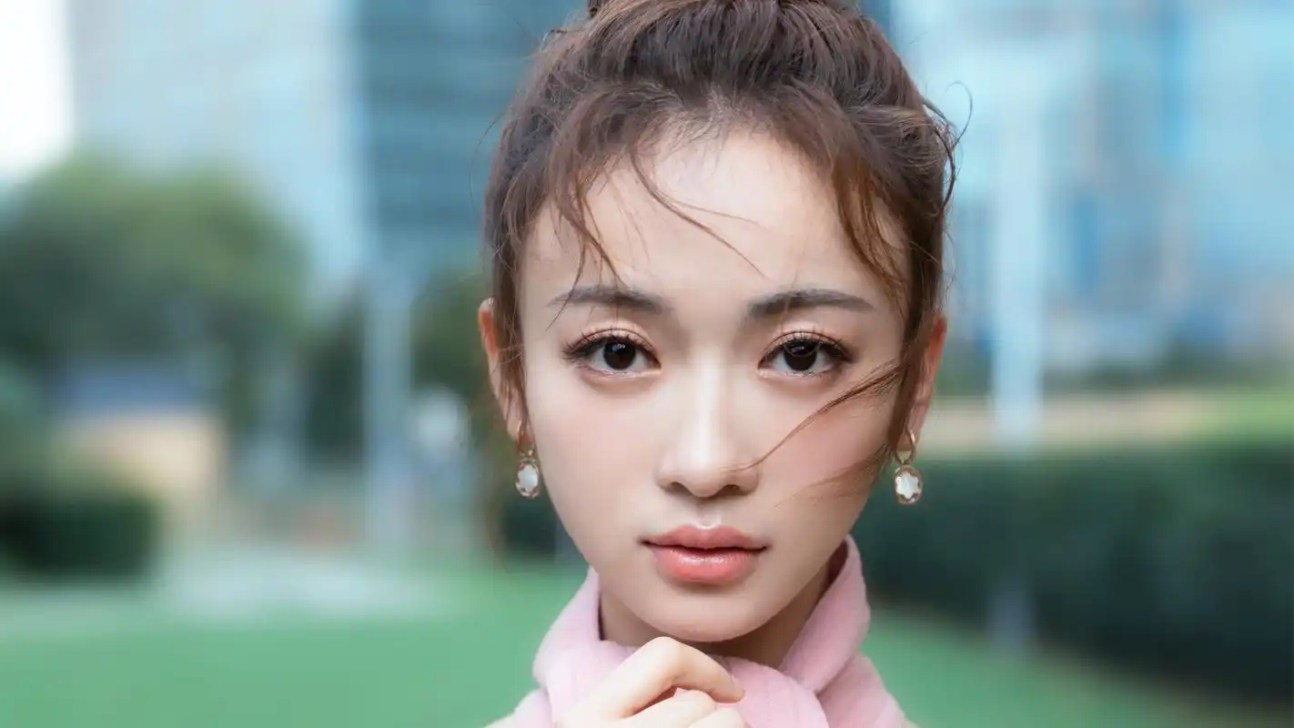 高清无水印,美女明星吴谨言桌面壁纸下载(14张)