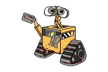 机器人总动员 机器人瓦力怎么画