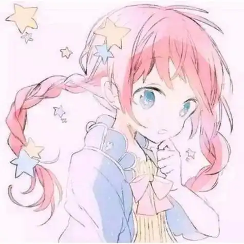 女头像可爱动漫少女小清新情侣头像