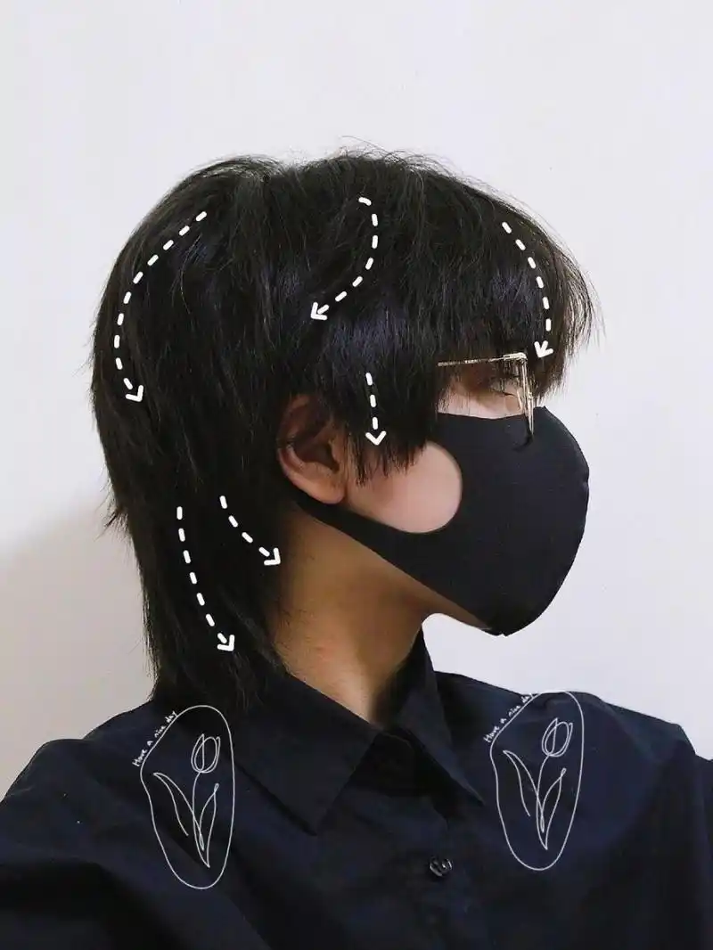 痞帅朋克风! 97男生帅到掉渣的发型!