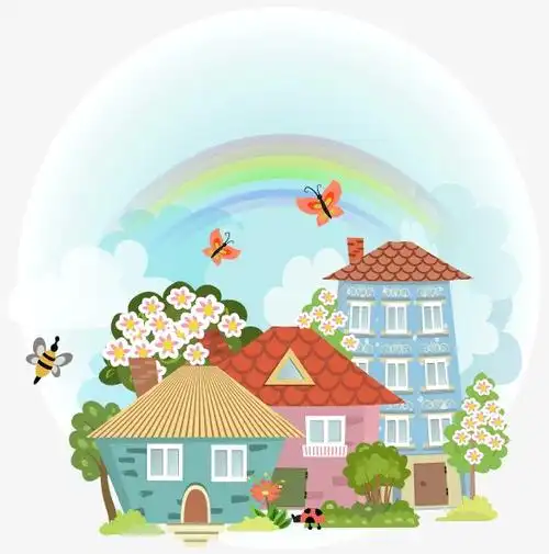 楼房卡通_楼房png素材-90设计