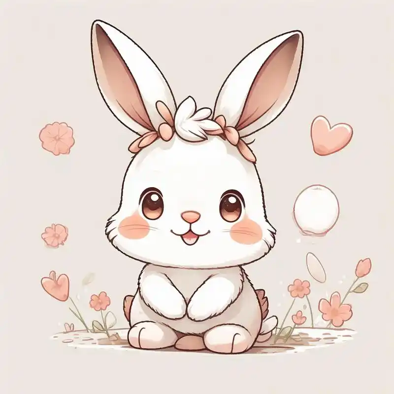 超级可爱的小兔子头像92