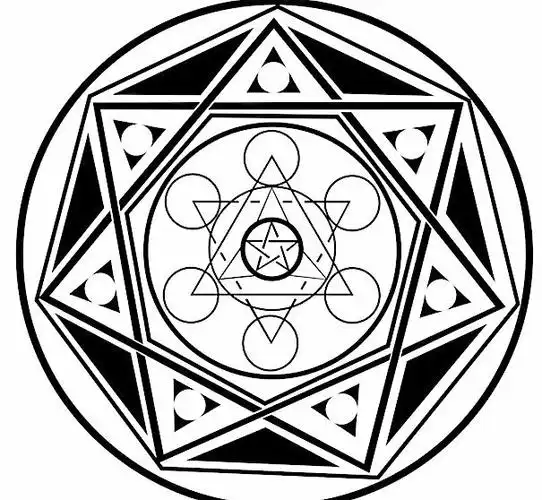 六芒星图片大全_六芒星模板素材_【90设计网】