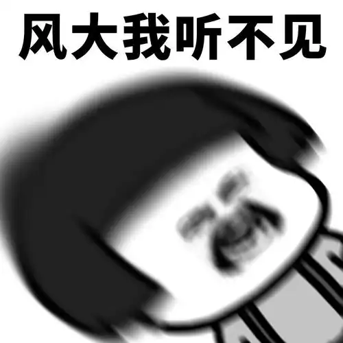 风太大我听不见 - 商业互吹表情包系列表情