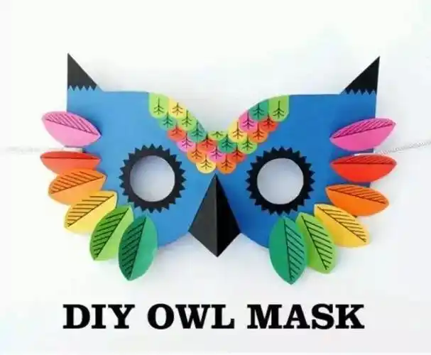 最简单的手工面具,手工制作可爱的面具(100多款创意手工面具教程)