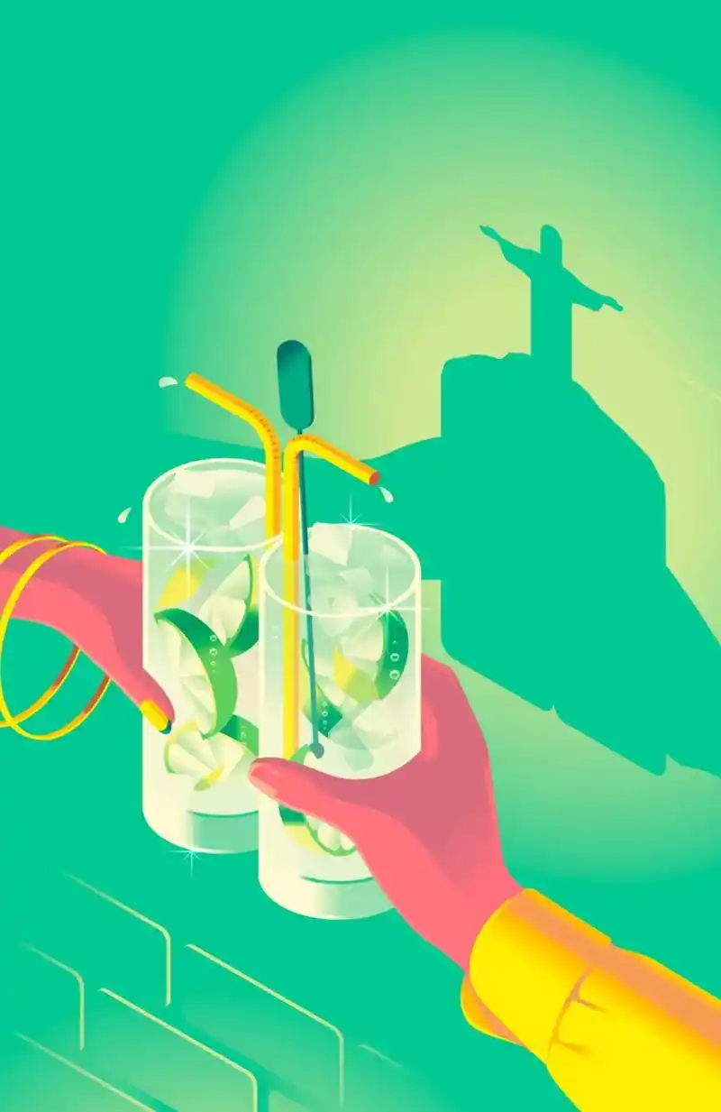 扁平化设计壁纸海报插画#插画 #潮流 #艺术 #壁纸 #潮图 - 抖音