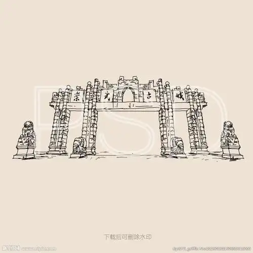 崇武古城设计图__绘画书法_文化艺术_设计图库_昵图网nipic.com