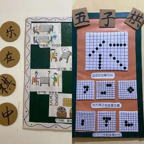 来凤清外博雅幼儿园芽芽b班—学习五子棋